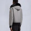 Chaqueta bomber original con ribete de piel de oveja Chaqueta bomber original con ribete de piel de oveja