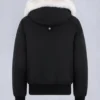 Chaqueta bomber original con ribete de piel de oveja Chaqueta bomber original con ribete de piel de oveja