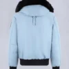 Chaqueta bomber original con ribete de piel de oveja Chaqueta bomber original con ribete de piel de oveja