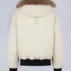 Chaqueta bomber original con ribete de piel de oveja Chaqueta bomber original con ribete de piel de oveja