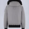 Chaqueta bomber original con ribete de piel de oveja Chaqueta bomber original con ribete de piel de oveja