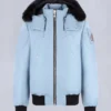 Chaqueta bomber original con ribete de piel de oveja Chaqueta bomber original con ribete de piel de oveja