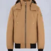 Chaqueta bomber original con ribete de piel de oveja Chaqueta bomber original con ribete de piel de oveja