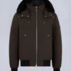 Chaqueta bomber original con ribete de piel de oveja Chaqueta bomber original con ribete de piel de oveja