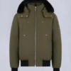 Chaqueta bomber original con ribete de piel de oveja Chaqueta bomber original con ribete de piel de oveja