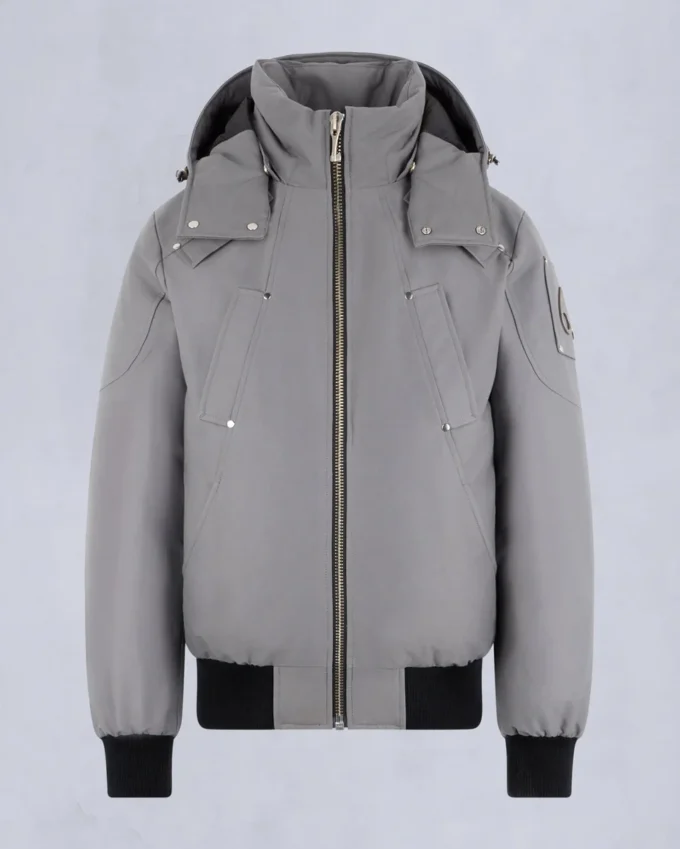 Chaqueta bomber original con ribete de piel de oveja Chaqueta bomber original con ribete de piel de oveja
