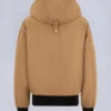 Chaqueta bomber original con ribete de piel de oveja Chaqueta bomber original con ribete de piel de oveja