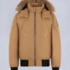 Chaqueta bomber original con ribete de piel de oveja Chaqueta bomber original con ribete de piel de oveja