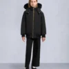 Chaqueta bomber unisex para niños Original Gold Series con ribete de piel de oveja Chaqueta bomber unisex para niños Original Gold Series con ribete de piel de oveja