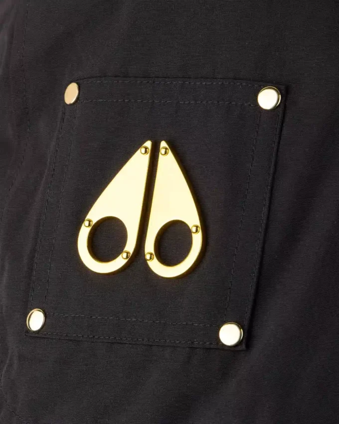 Chaqueta bomber unisex para niños Original Gold Series con ribete de piel de oveja Chaqueta bomber unisex para niños Original Gold Series con ribete de piel de oveja