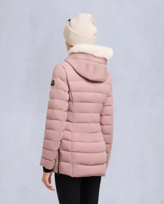 Chaqueta con ribete de piel de oveja Roselawn Chaqueta con ribete de piel de oveja Roselawn