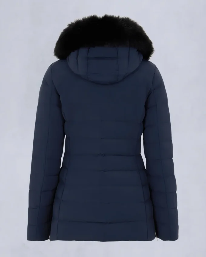 Chaqueta con ribete de piel de oveja Roselawn