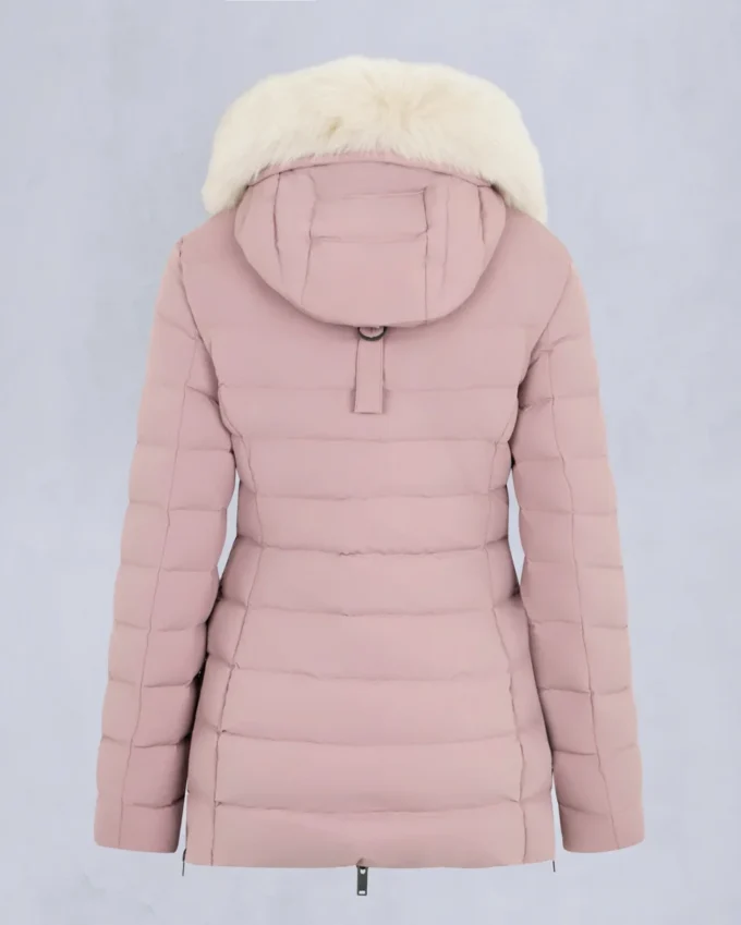 Chaqueta con ribete de piel de oveja Roselawn Chaqueta con ribete de piel de oveja Roselawn