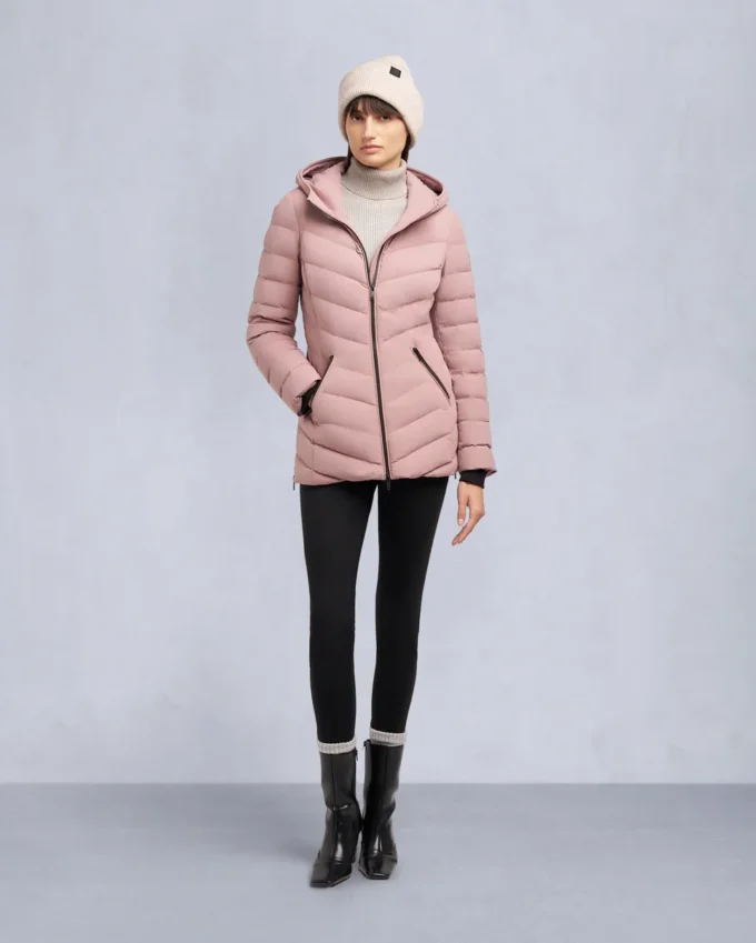 Chaqueta con ribete de piel de oveja Roselawn Chaqueta con ribete de piel de oveja Roselawn
