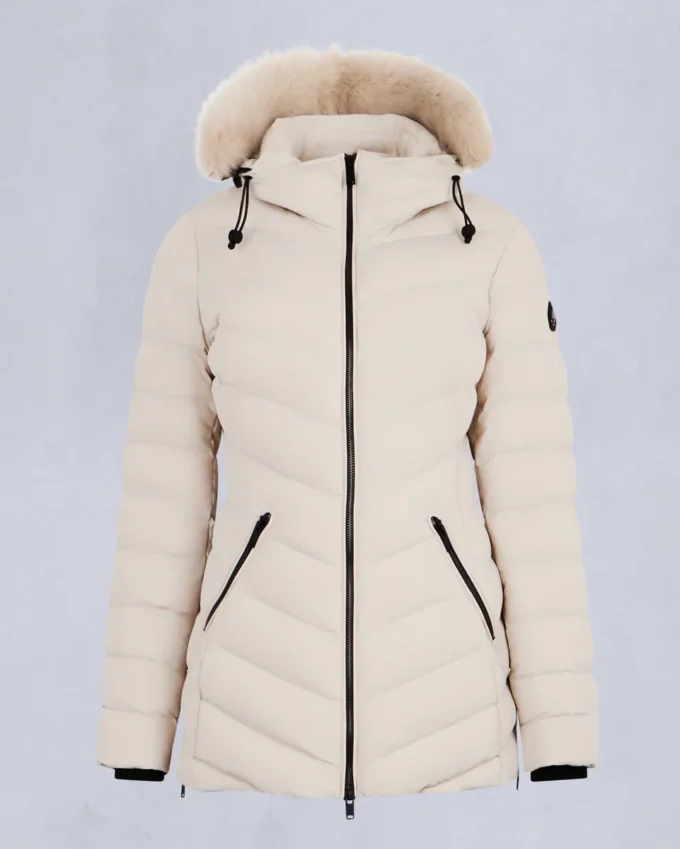 Chaqueta con ribete de piel de oveja Roselawn Chaqueta con ribete de piel de oveja Roselawn