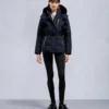 Chaqueta Gold Series Nyluxe Cambria con ribete de piel de oveja Chaqueta Gold Series Nyluxe Cambria con ribete de piel de oveja