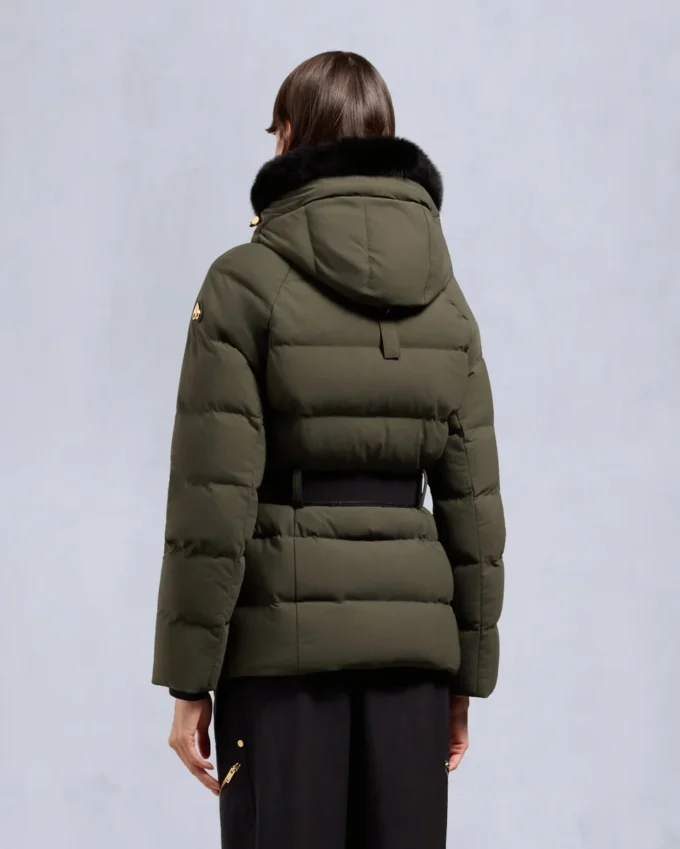 Chaqueta Gold Series Nyluxe Cambria con ribete de piel de oveja Chaqueta Gold Series Nyluxe Cambria con ribete de piel de oveja