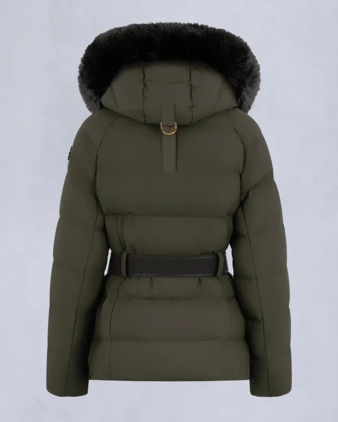 Chaqueta Gold Series Nyluxe Cambria con ribete de piel de oveja Chaqueta Gold Series Nyluxe Cambria con ribete de piel de oveja
