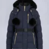 Chaqueta Gold Series Nyluxe Cambria con ribete de piel de oveja Chaqueta Gold Series Nyluxe Cambria con ribete de piel de oveja
