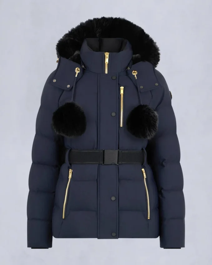 Chaqueta Gold Series Nyluxe Cambria con ribete de piel de oveja Chaqueta Gold Series Nyluxe Cambria con ribete de piel de oveja