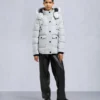 chaqueta Onyx Anguille con ribete de piel de oveja chaqueta Onyx Anguille con ribete de piel de oveja