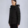 chaqueta Onyx Anguille con ribete de piel de oveja chaqueta Onyx Anguille con ribete de piel de oveja