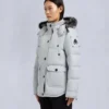 chaqueta Onyx Anguille con ribete de piel de oveja chaqueta Onyx Anguille con ribete de piel de oveja