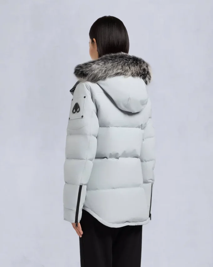 chaqueta Onyx Anguille con ribete de piel de oveja chaqueta Onyx Anguille con ribete de piel de oveja
