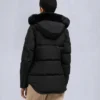 chaqueta Onyx Anguille con ribete de piel de oveja chaqueta Onyx Anguille con ribete de piel de oveja