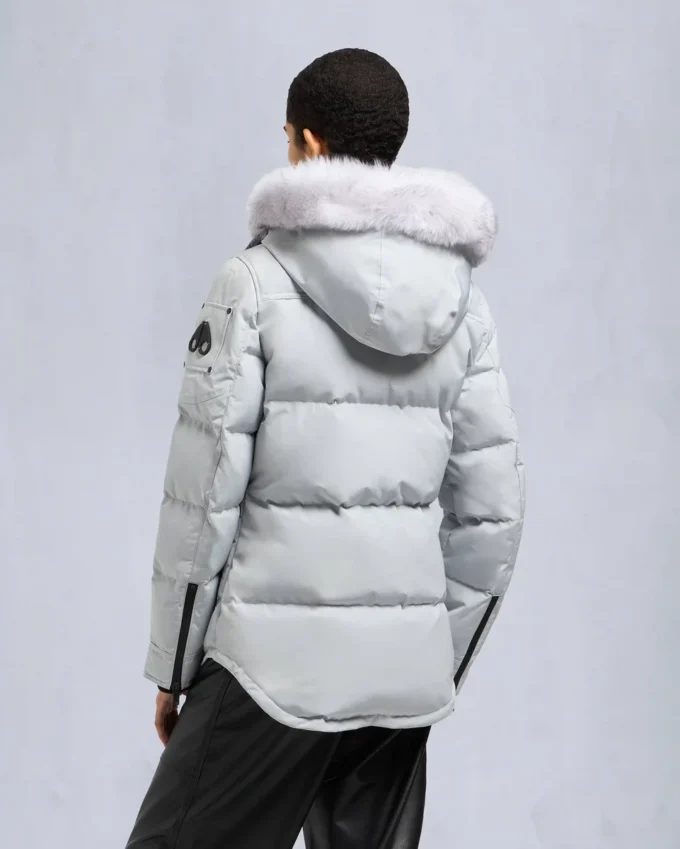 chaqueta Onyx Anguille con ribete de piel de oveja chaqueta Onyx Anguille con ribete de piel de oveja