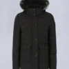 chaqueta Onyx Anguille con ribete de piel de oveja chaqueta Onyx Anguille con ribete de piel de oveja