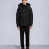 Chaqueta Onyx Round Island con ribete de piel de oveja Chaqueta Onyx Round Island con ribete de piel de oveja