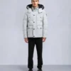 Chaqueta Onyx Round Island con ribete de piel de oveja Chaqueta Onyx Round Island con ribete de piel de oveja