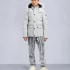 Chaqueta Onyx Round Island con ribete de piel de oveja Chaqueta Onyx Round Island con ribete de piel de oveja
