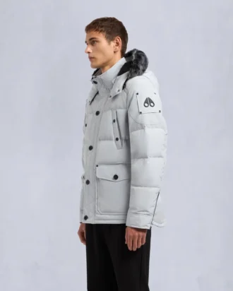 Chaqueta Onyx Round Island con ribete de piel de oveja Chaqueta Onyx Round Island con ribete de piel de oveja