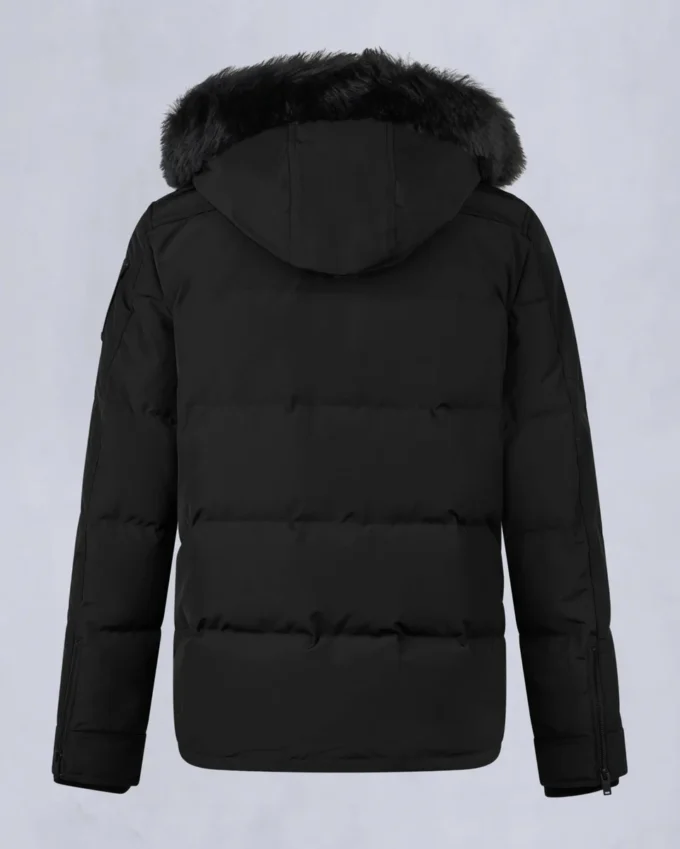 Chaqueta Onyx Round Island con ribete de piel de oveja Chaqueta Onyx Round Island con ribete de piel de oveja