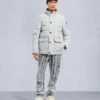 Chaqueta Onyx Round Island con ribete de piel de oveja Chaqueta Onyx Round Island con ribete de piel de oveja