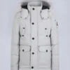 Chaqueta Onyx Round Island con ribete de piel de oveja Chaqueta Onyx Round Island con ribete de piel de oveja