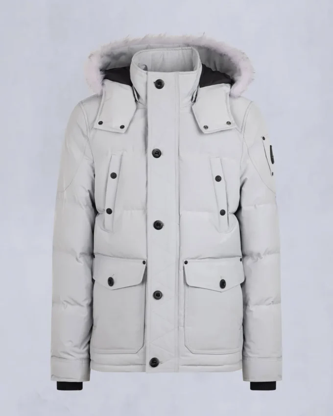 Chaqueta Onyx Round Island con ribete de piel de oveja Chaqueta Onyx Round Island con ribete de piel de oveja