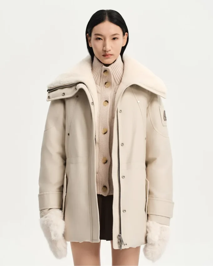 chaqueta Original Aurora Shearling Trim chaqueta Original Aurora Shearling Trim