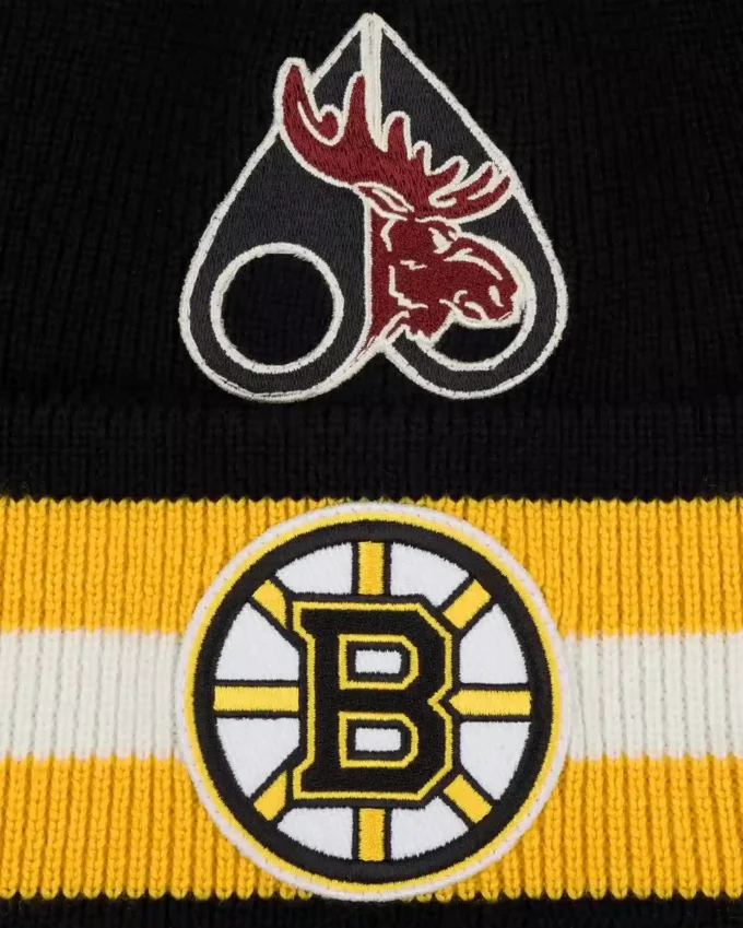 Gorro Bruins de Nhl X Moose Knuckles Gorro Bruins de Nhl X Moose Knuckles