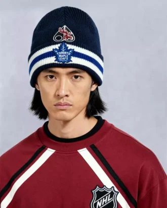 Gorro NHL x Moose Knuckles Maple Leafs