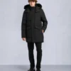 Parka Big Ridge con ribete de piel de oveja Onyx Parka Big Ridge con ribete de piel de oveja Onyx