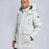 Parka Big Ridge con ribete de piel de oveja Onyx Parka Big Ridge con ribete de piel de oveja Onyx
