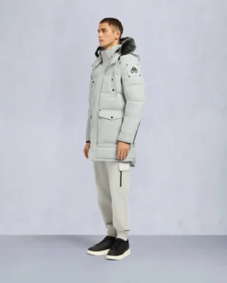 Parka Big Ridge con ribete de piel de oveja Onyx