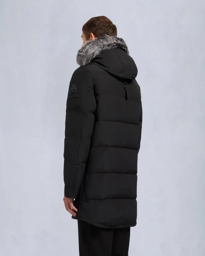 Parka Big Ridge con ribete de piel de oveja Onyx Parka Big Ridge con ribete de piel de oveja Onyx