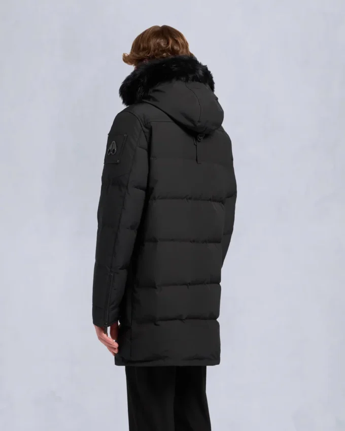 Parka Big Ridge con ribete de piel de oveja Onyx Parka Big Ridge con ribete de piel de oveja Onyx