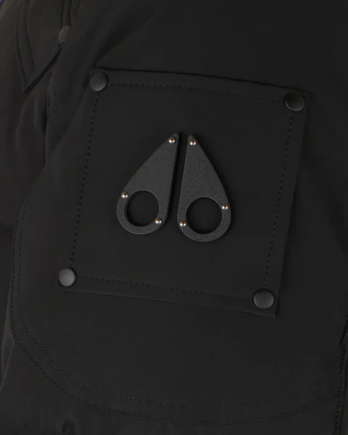 Parka Big Ridge con ribete de piel de oveja Onyx Parka Big Ridge con ribete de piel de oveja Onyx