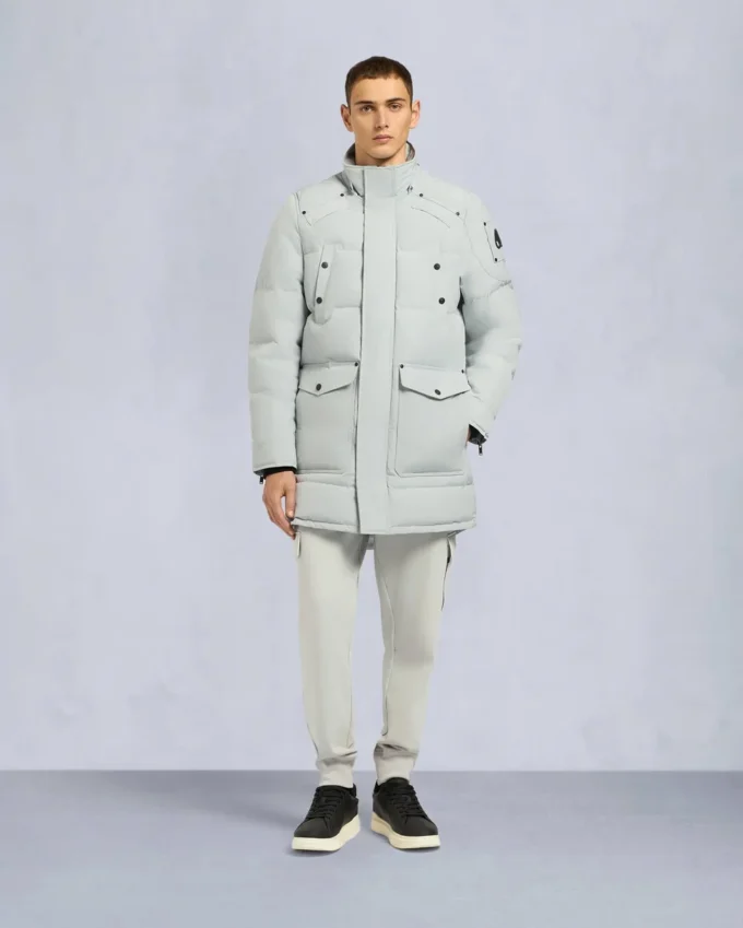 Parka Big Ridge con ribete de piel de oveja Onyx Parka Big Ridge con ribete de piel de oveja Onyx