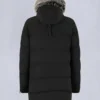 Parka Big Ridge con ribete de piel de oveja Onyx Parka Big Ridge con ribete de piel de oveja Onyx